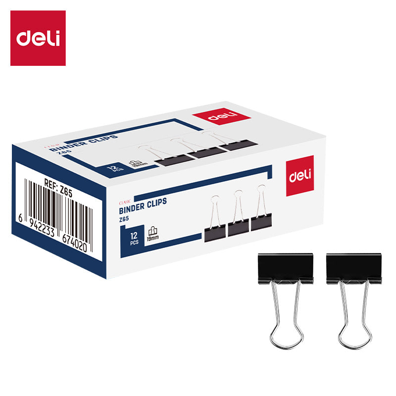 (EZ65) Effortless Binder Clip-BK