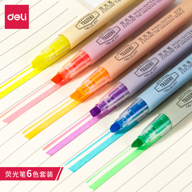 (S624) Traound Highlighter-6pcs