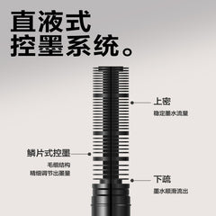 Deli Roller Pen-0.5-SF855-BK | 4X more Ink | Smudge-free | Smooth
