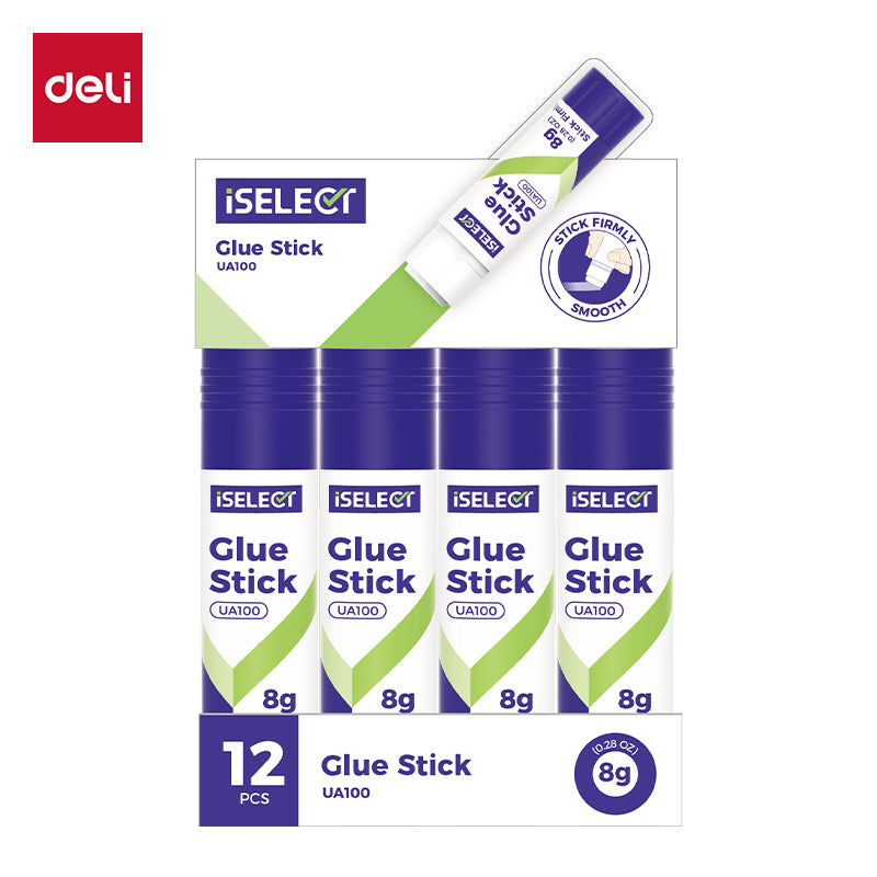 iSelect Glue stick-8g | Firm stickiness | Washable | Quick dry