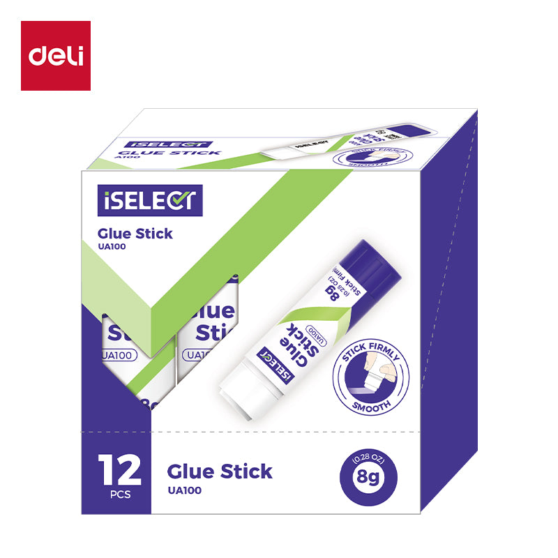 iSelect Glue stick-8g | Firm stickiness | Washable | Quick dry