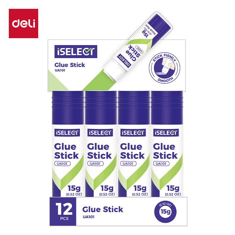 iSelect Glue stick-15g | Firm stickiness | Washable | Quick dry