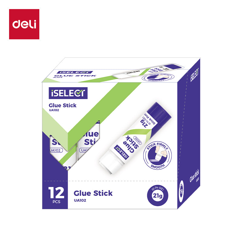 iSelect Glue stick-21g | Firm stickiness | Washable | Quick dry