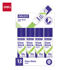 iSelect Glue stick-36g | Firm stickiness | Washable | Quick dry