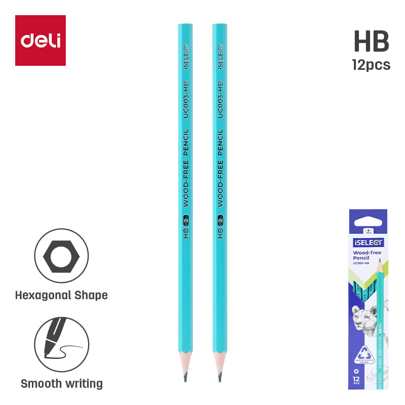 iSelect Graphite pencil-HB | Super bonded lead | Effortless sketching | Eco-Friendly