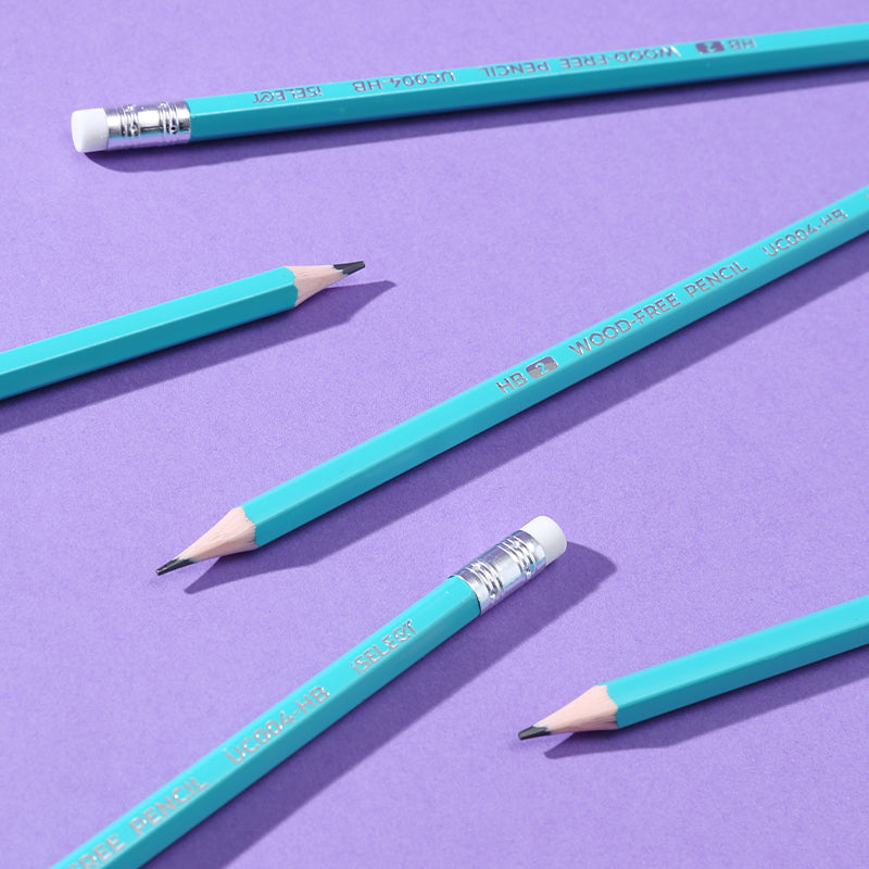 iSelect Graphite pencil-HB | Super bonded lead | Effortless sketching | Eco-Friendly | Eraser tip