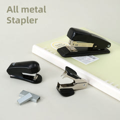 iSelect Stapler-Medium-24-26-BK | Binds up to 20 sheets | Rotatable anvil | Durable metal body