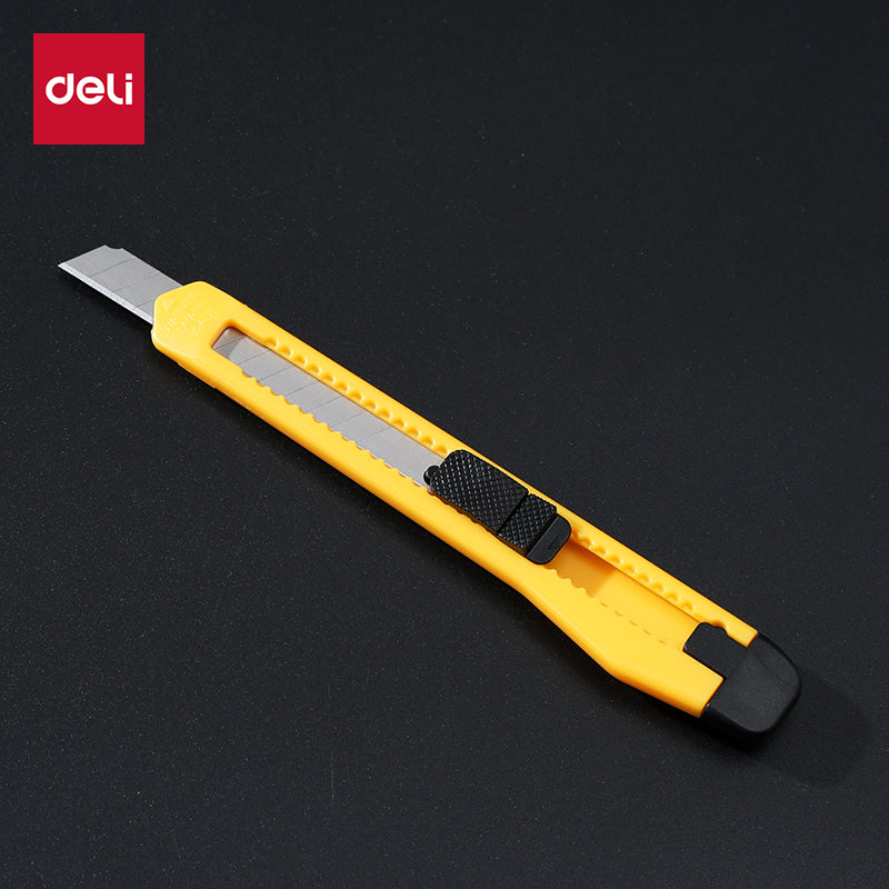 iSelect Cutter-13-Yellow | 13 Snap off blades | Manual lock system | Sharp blades