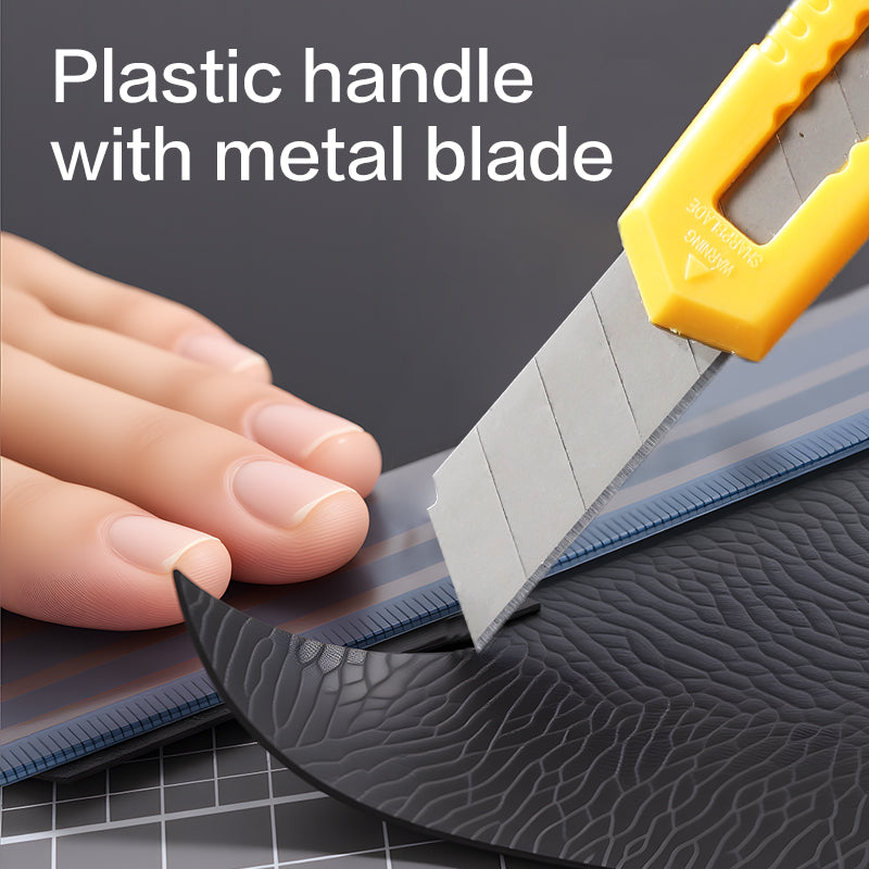 iSelect Cutter-8-Yellow | 8 Snap off blades | Manual lock system | Sharp blades