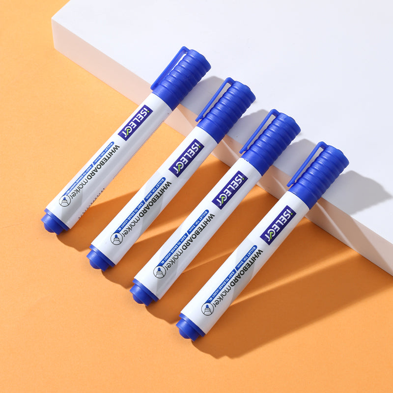 iSelect Whiteboard marker-1.8mm-BL | Blue ink | Bullet-tip | Smooth | Water-resistant tip