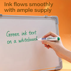 iSelect Whiteboard marker-1.8mm-GN | Green ink | Bullet-tip | Smooth | Water-resistant tip