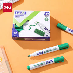 iSelect Whiteboard marker-1.8mm-GN | Green ink | Bullet-tip | Smooth | Water-resistant tip