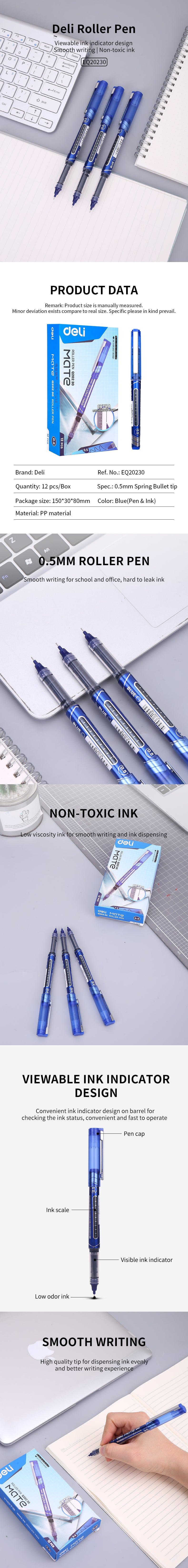 Think Roller Pen-0.5-BL-V5  | Precise | Smooth | Dependable